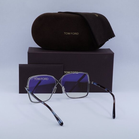 🕶️ New Tom Ford FT5841-B 016  Eyeglasses - Palladium Frame 59mm - Picture 10 of 10